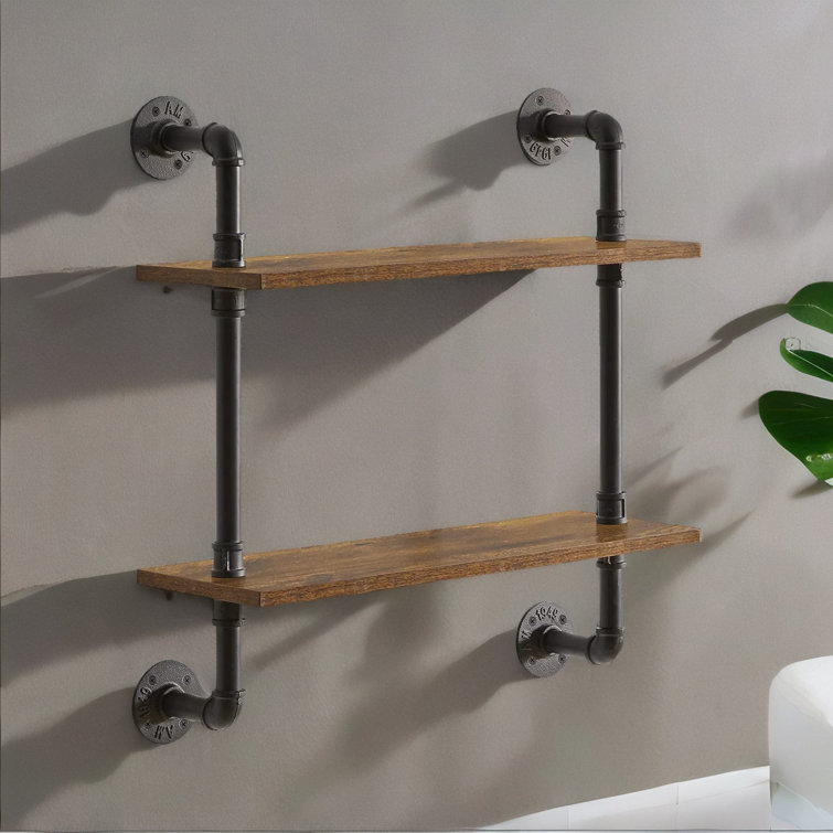 Borough Wharf Wrightstown 2 Piece Floating Shelf Wayfair.co.uk